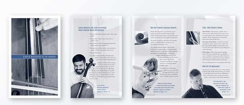 Simple Measures Direct Mail Brochure